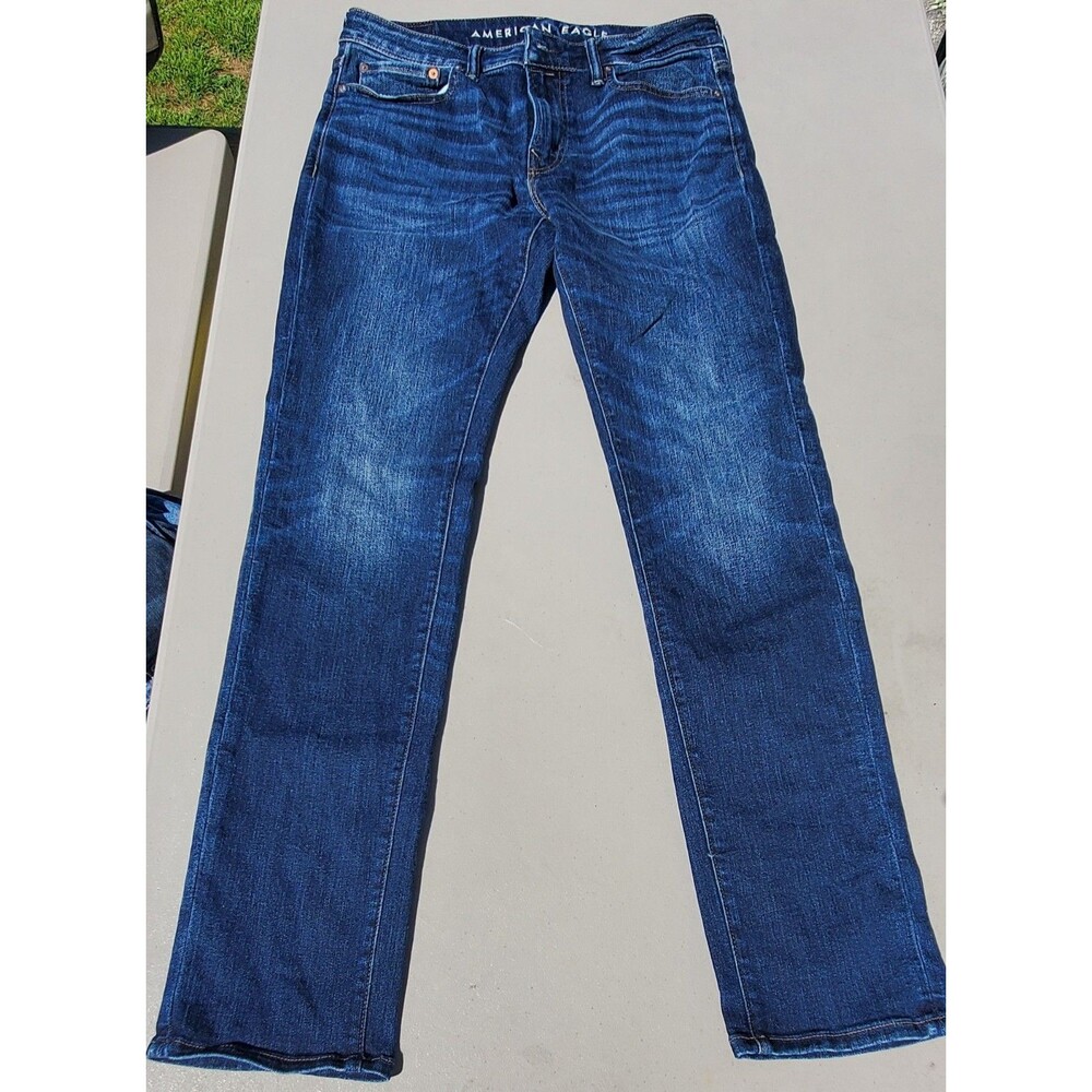 American Eagle Men's Dark Wash Slim Leg Jeans 32x34